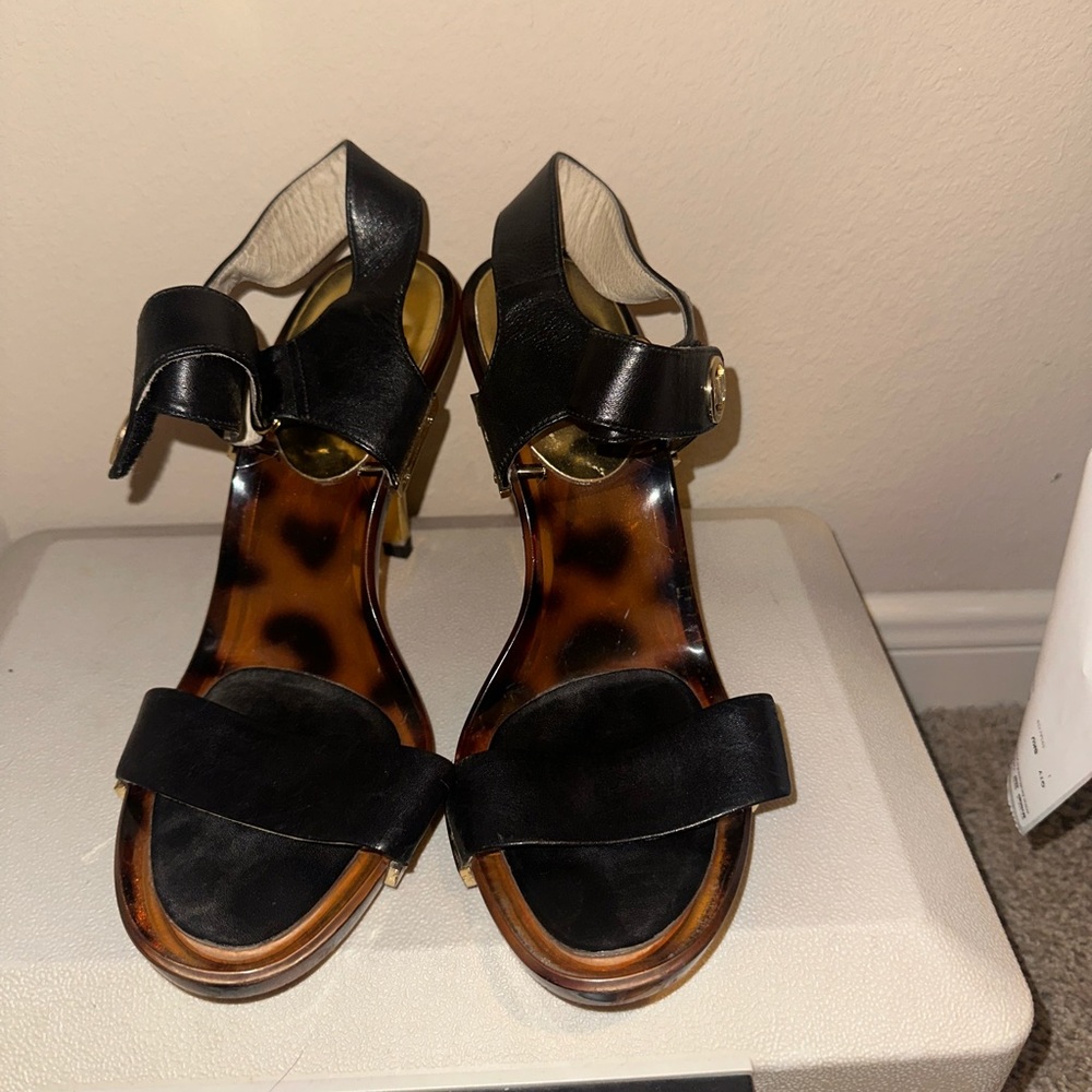 Michael Kors Gold Tortoise Stiletto